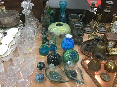 Lot 398 - Collection of Mdina art glass ware and other art glass.