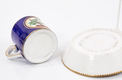 Lot 140 - Sevres coffee can and saucer