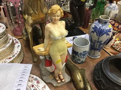 Lot 437 - Ceramic advertising type figure of Marilyn Monroe