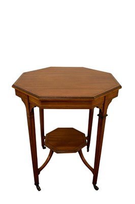 Lot 1417 - Edwardian satinwood occasional table