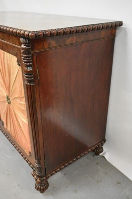 Lot 1415 - Fine quality George IV mahogany side cabinet