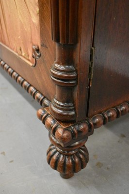 Lot 1415 - Fine quality George IV mahogany side cabinet