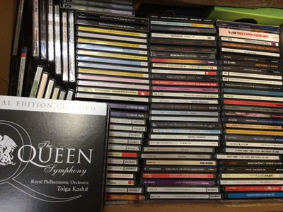 Lot 326 - Five boxes of various CDs