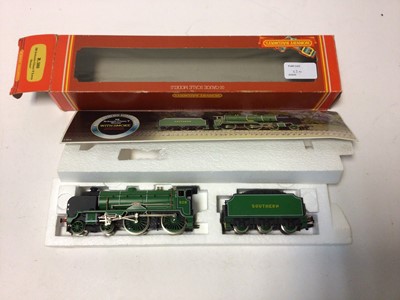 Lot 230 - Hornby OO gauge locomotives including BR lined blue Early Emblem 4-6-2 Princess Class 'Lady Patricia' tender locomotive 46210, boxed R037, LMS black 4-6-2 Class 7P 'Duchess of Montrose' tender loco...