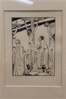 Lot 835 - Eric Gill (1882 - 1940), woodcut - The...