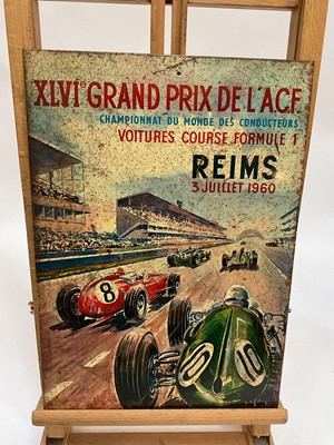 Lot 2027 - 1960 Formula One advertising sign