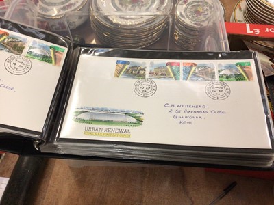 Lot 239 - Box of First Day Covers in albums