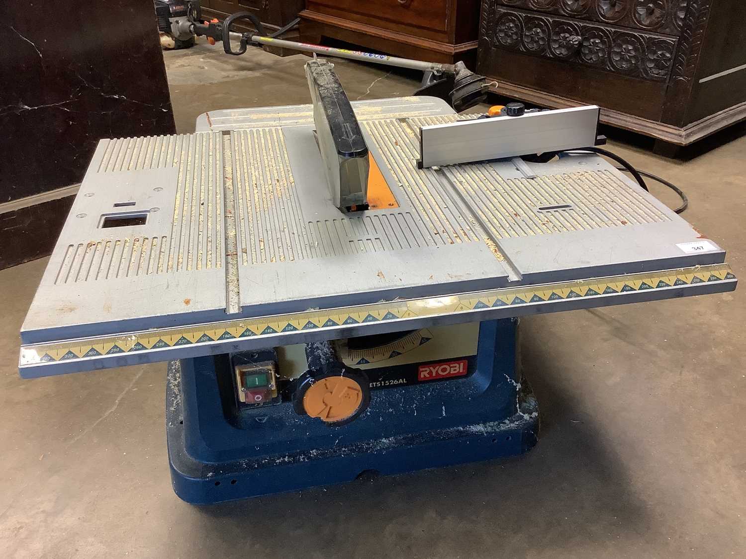 Lot 347 Ryobi Ets1526al 240v 10 Inch Table Saw