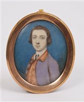 Lot 841 - Gervase Spencer (circa 1715 - 1763), miniature...