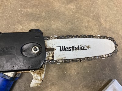 Lot 346 - Westfalia electric corded long reach pole chainsaw