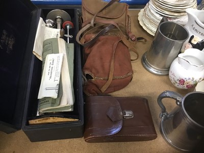 Lot 185 - Group of miscellaneous items including cameras, cut glass, ceramics sundries