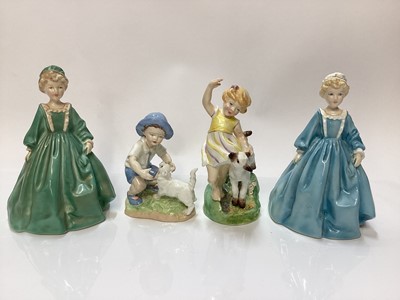 Lot 1129 - Eight Royal Worcester figures