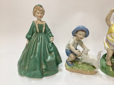 Lot 1129 - Eight Royal Worcester figures
