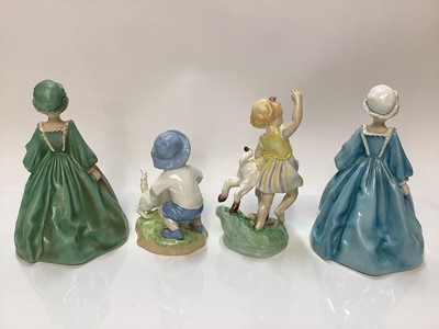 Lot 1129 - Eight Royal Worcester figures