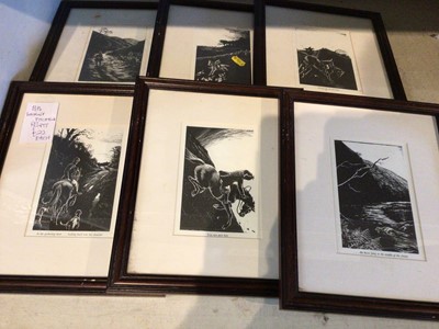 Lot 206 - Set of six Watkins Pitchforth (B.B.) framed prints