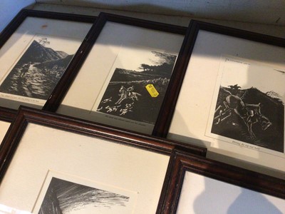 Lot 206 - Set of six Watkins Pitchforth (B.B.) framed prints