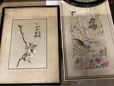 Lot 188 - Quantity of pictures and prints and oriental silk pictures