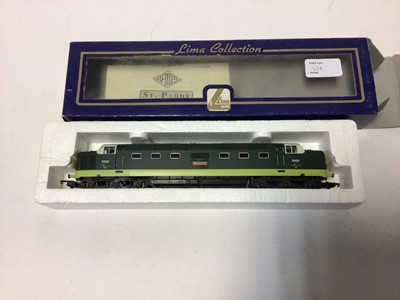 Lot 238 - Lima Collection OO gauge  locomotives including Limited Edition 746/1000 BR blue Class 55 'The Durham Light Infantry' 55017, boxed L205191, Limited Eition 519/550 BR two tone green electric Type 5...