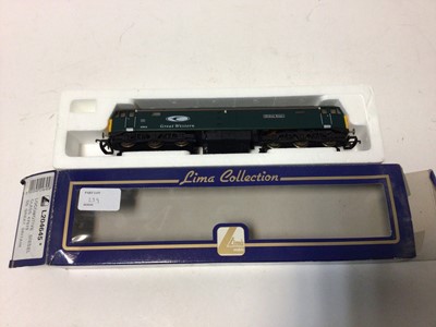 Lot 239 - Lima Collection OO gauge locomotives including Great Western green Class 47 diesel 'SS Great Britain' 47813, boxed L204645, BR grey & yellow Class 73 'diesel OVS Bulleid CBE' 73128, boxed L149929,...