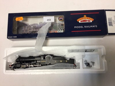 Lot 243 - Bachmann OO gauge locomotives including Southern black 4-6-0 Lord Nelson Class 'Sir Walter Raleigh' tender locomotive 852, boxed 31-405, LMS black 2-6-0 Ivatt 2MT Class locomotive 6404, boxed 32-82...