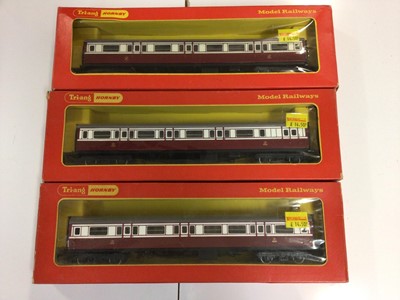 Lot 252 - Hornby OO gauge mixed lot of LMS (x17) and other regional railway coaches & freight vans