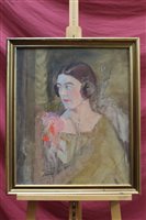 Lot 855 - Amy Miller-Watt (1900 - 1956), oil on canvas -...