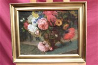Lot 858 - Continental School oil on canvas laid on panel...