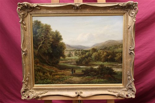 Lot 865 - William Ward Gill (1823 - 1894), oil on board -...