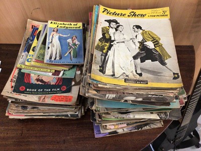 Lot 237 - Large quantity of mostly 1950s Picture Show and other movie magazines