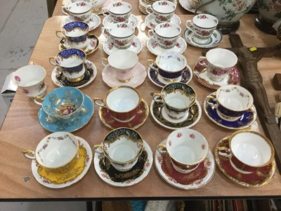 Lot 493 - Large group of various Paragon cups and saucers