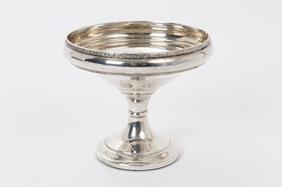 Lot 329 - Contemporary silver pedestal bonbon dish