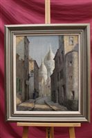 Lot 873 - Walkern Wright, contemporary oil on board -...