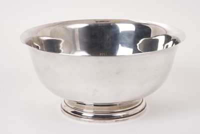 Lot 319 - American silver bowl by Black.Starr - Gorham with London import marks for 1985