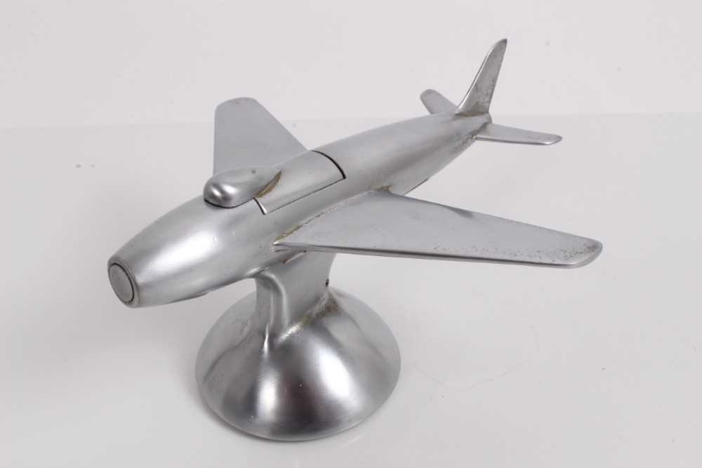 Lot 2420 Dunhill brushed aluminium lighter