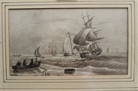 Lot 879 - William Joy (1803 - 1867), monochrome...