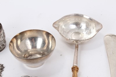 Lot 308 - Collection of miscellaneous European and other silver flatware etc, various countries including Austro - Hungarian, Turkey, Chinese, Egyptian and Scandinavian. All at approximately 17ozs. (Qty)