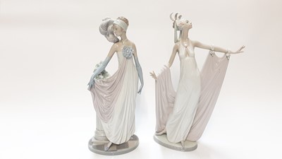 Lot 1180 - Two Lladro porcelain figures