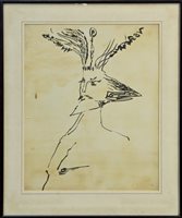 Lot 885 - *Robert Colquhoun (1914 - 1962), pen and ink...