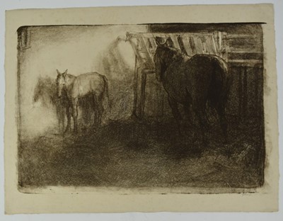 Lot 1036 - *Gerald Spencer Pryse (1882-1956) lithograph - the foal, signed in pencil below, 32cm x 47cm, unframed