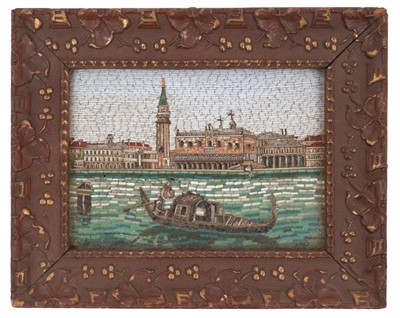 Lot 892 - Early 20th century Grand Tour micro-mosaic panel