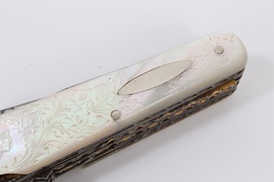 Lot 894 - Three 19th century pen knives