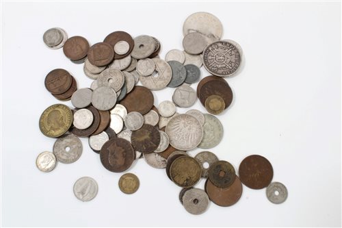 Lot 9 - World - mixed coinage - to include silver...