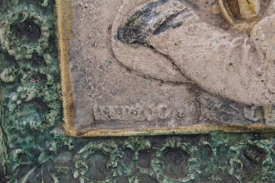 Lot 151 - 19th century continental ceramic relief plaque of Napoleon II