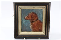 Lot 892 - Late 19th century English School oil on board -...