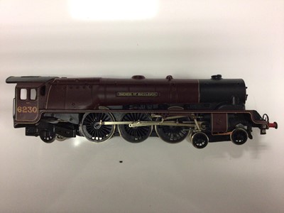 Lot 285 - Hornby Dublo OO gauge GWR 4-6-0 Lloyds 100 A1 'Duchess of Abercorn' 6234, 4-6-2 'Duchess of Buccleuch', , LMS 2-8-0 (possible repaint) 8109 and 0-6-0 diesel shunter, wrong boxe or unboxed (5)