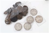 Lot 10 - G.B. mixed coinage - to include Crowns -...