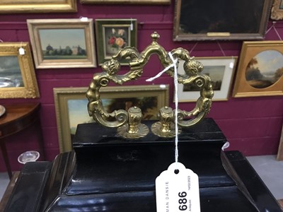 Lot 686 - Fine Early-18th century bracket clock by William Westbrook London with arched silvered and gilt dial