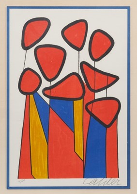 Lot 1213 - Alexander Calder (1898-1976) lithograph, Squash Blossoms, 1973, signed in pencil and A/P