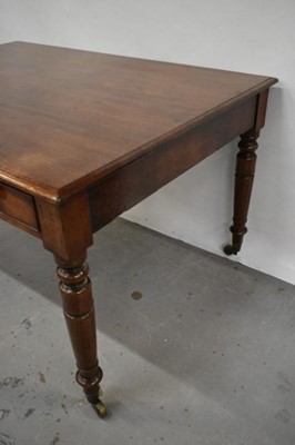 Lot 1476 - Victorian mahogany library table