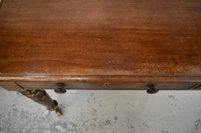 Lot 1476 - Victorian mahogany library table